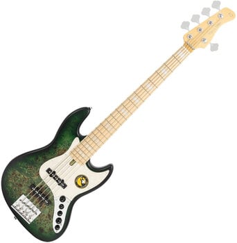 5-string Bassguitar Sire Marcus Miller V7 Ash Reissue 5 Transparent Green Satin 5-string Bassguitar - 1