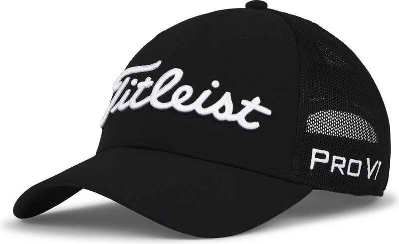 Kšiltovka Titleist Tour Performance Mesh Black/White UNI Kšiltovka