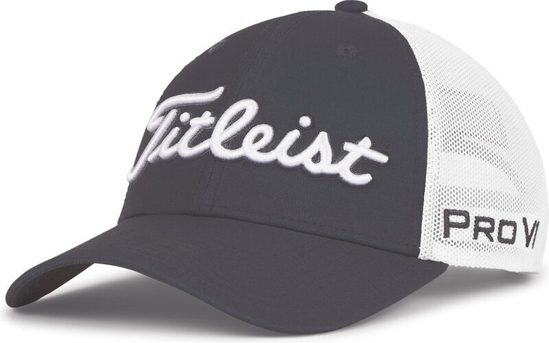 Каскет Titleist Tour Performance Mesh Charcoal/White UNI Каскет