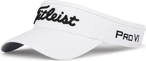 Vizir Titleist Tour Performance Visor White/Black UNI - 1