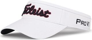 Vizier Titleist Tour Performance Visor White/Navy/Red UNI