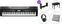 Stage Pianos: Kurzweil KA120 BK Deluxe SET Digitaal stagepiano Black Digitaal stagepiano Kurzweil KA120 BK Deluxe SET Digitaal stagepiano Black