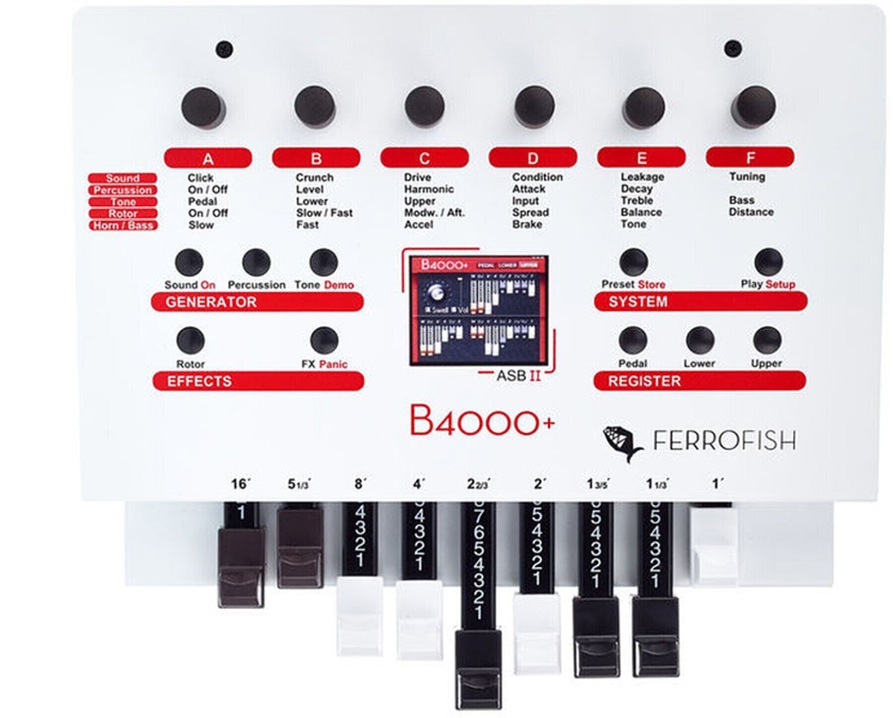 Digitaal orgel Ferrofish B4000+ Digitaal orgel