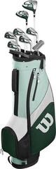 Ensemble de golf Wilson Staff Profile SGI Dark Green/White/Mint Main droite Graphite Lady Ensemble de golf
