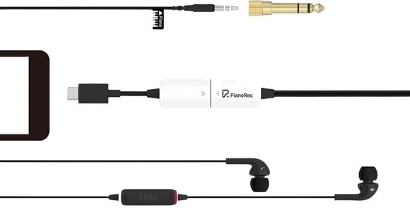 USB-audio-interface - geluidskaart Korg PianoRec USB-audio-interface - geluidskaart - 1