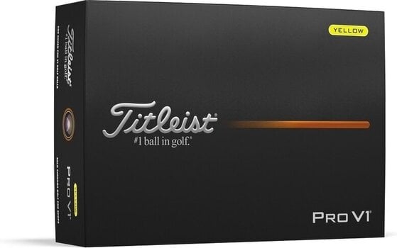 Piłka golfowa Titleist Pro V1 2025 Yellow Basic 12 Piłka golfowa - 1