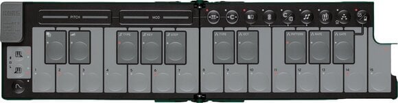 MIDI toetsenbord Korg nanoKEY Fold MIDI toetsenbord Alpine Green - 1