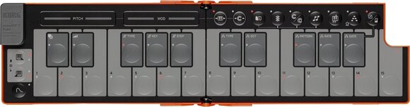 Midiklaviatuur Korg nanoKEY Fold Lava Orange Midiklaviatuur - 1