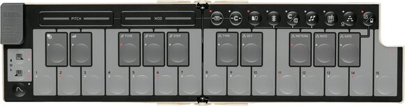 Midiklaviatuur Korg nanoKEY Fold Sand Beige Midiklaviatuur - 1