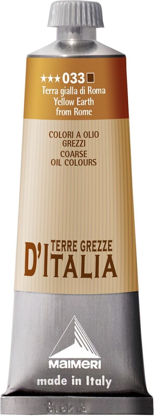 Oil colour Maimeri Classico Terre Grezze D´italia Oil Paint Yellow Rome 60 ml 1 pc
