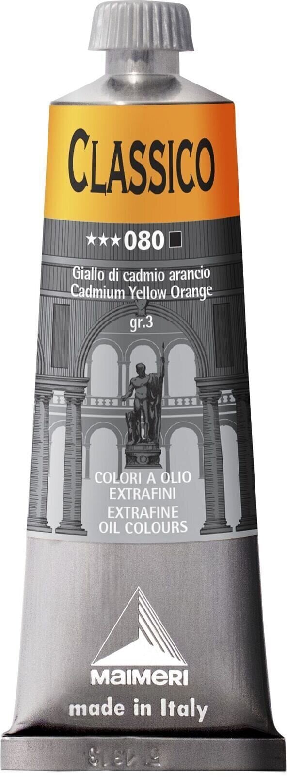 Õlivärv Maimeri Oil Paint Classico 60ml Cadmium Yellow Orange