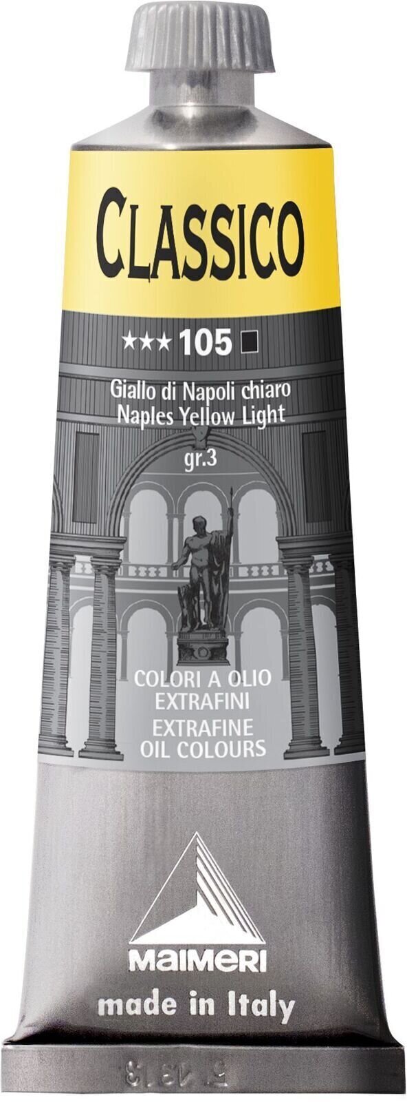 Tempera ad olio Maimeri Classico Pittura a olio Naples Yellow Light 60 ml 1 pz