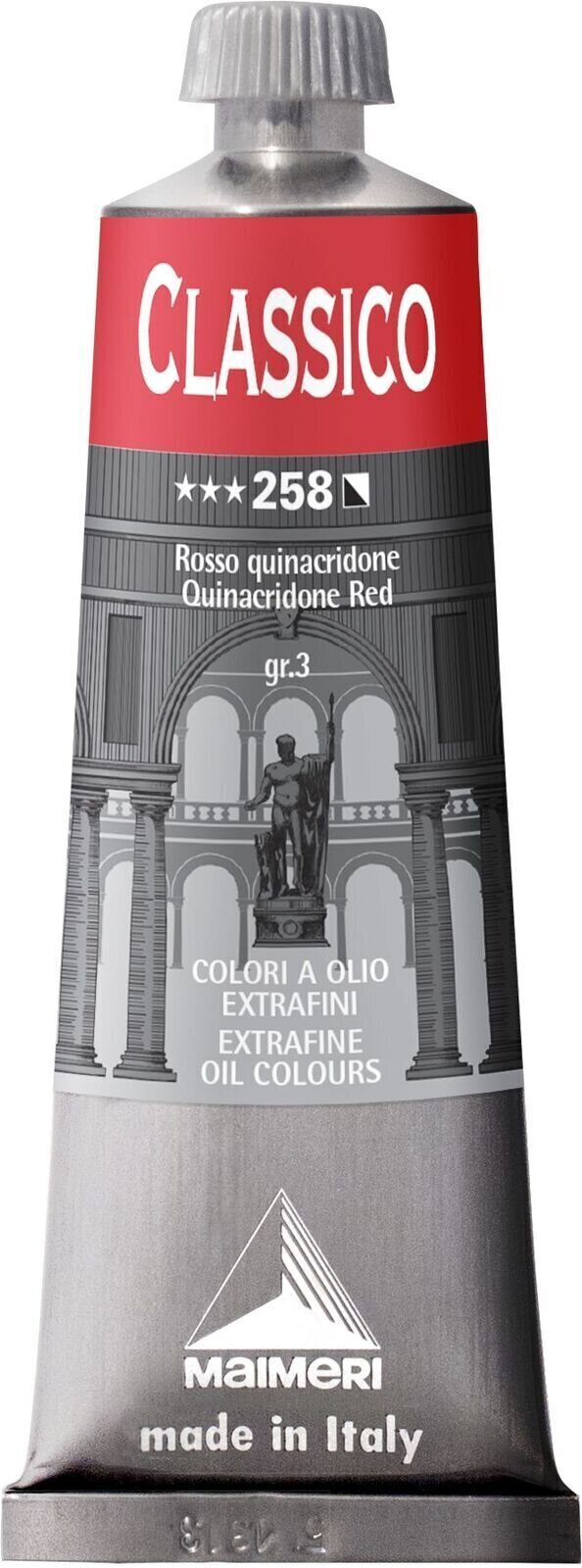 Oil colour Maimeri Classico Oil Paint Quinacridone Red 60 ml 1 pc