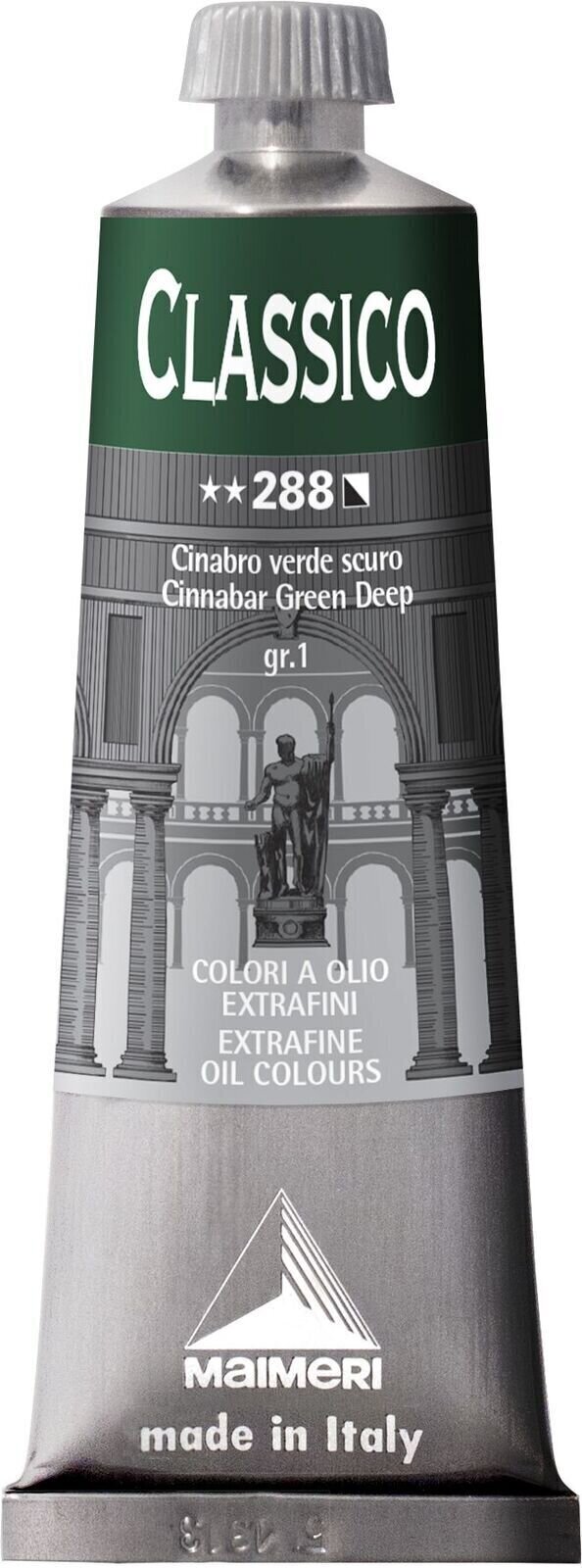 Culoare ulei Maimeri Classico Vopsea cu ulei Cinnabar Green Deep 60 ml 1 buc.