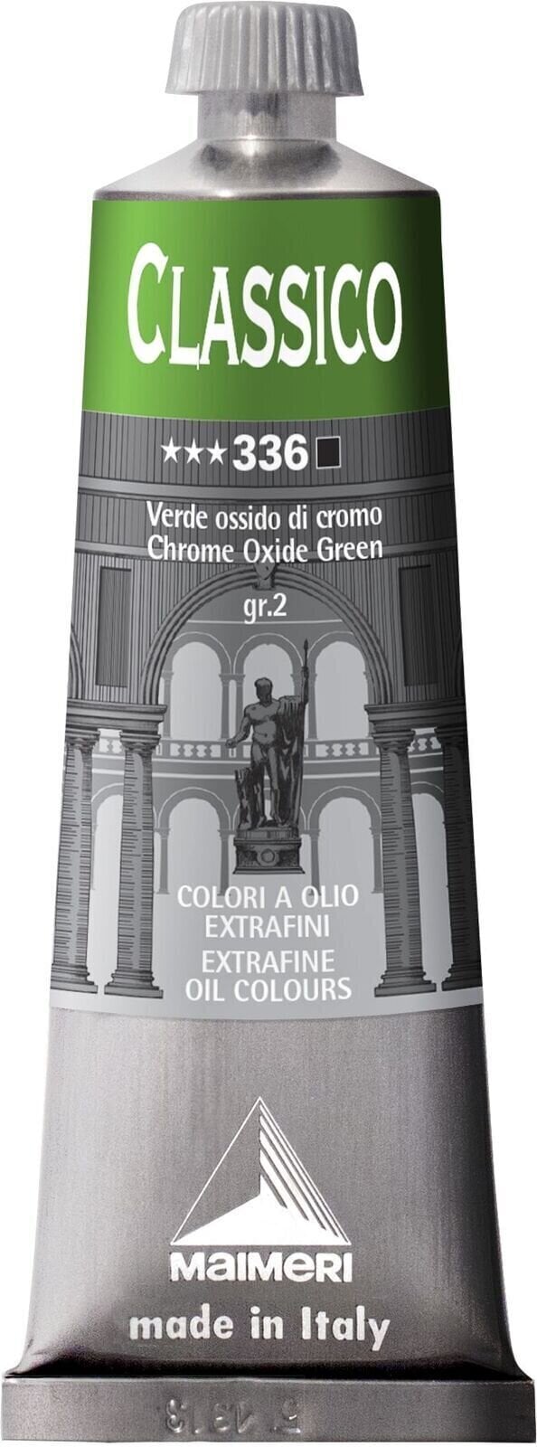 Maimeri Classico Olejová farba Chrome Oxide Green 60 ml 1 ks