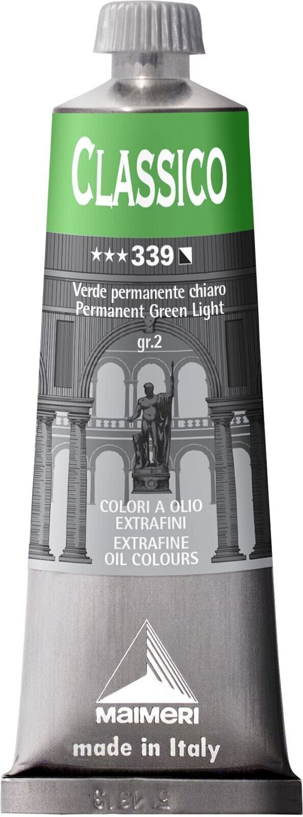 Olieverf Maimeri Classico Olieverf Permanent Green Light 60 ml 1 st.
