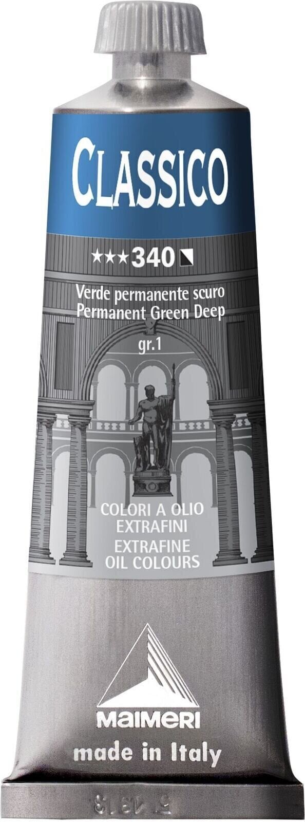 Olajfesték Maimeri Classico Olajfesték Permanent Green Deep 60 ml 1 db