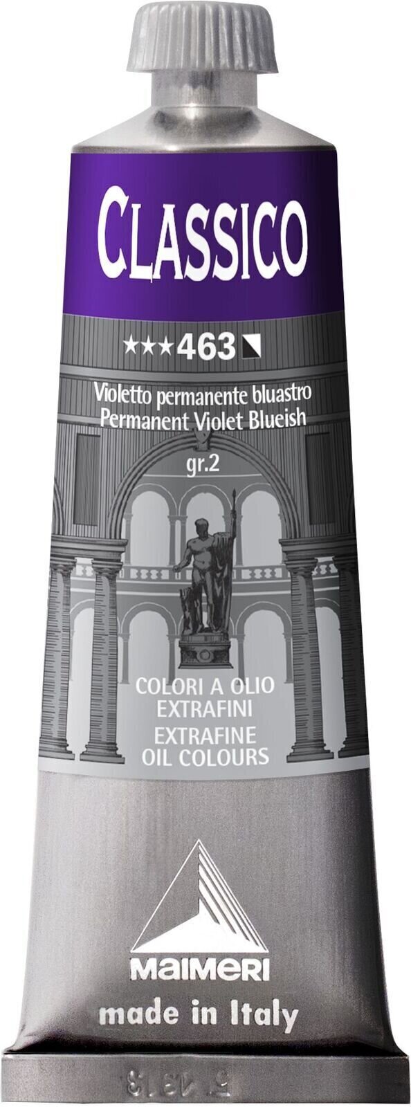Oil colour Maimeri Classico Oil Paint Permanent Violet Blueish 60 ml 1 pc