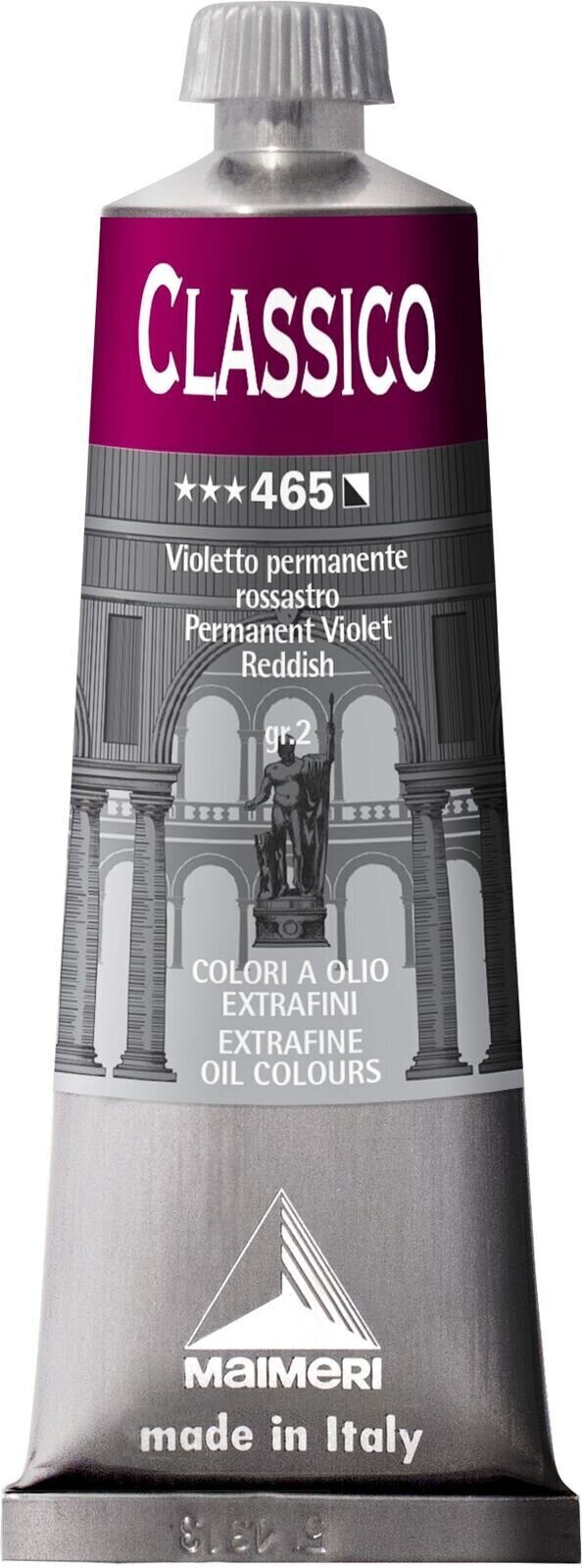 Olejová barva Maimeri Classico Olejová barva Permanent Violet Reddish 60 ml 1 ks