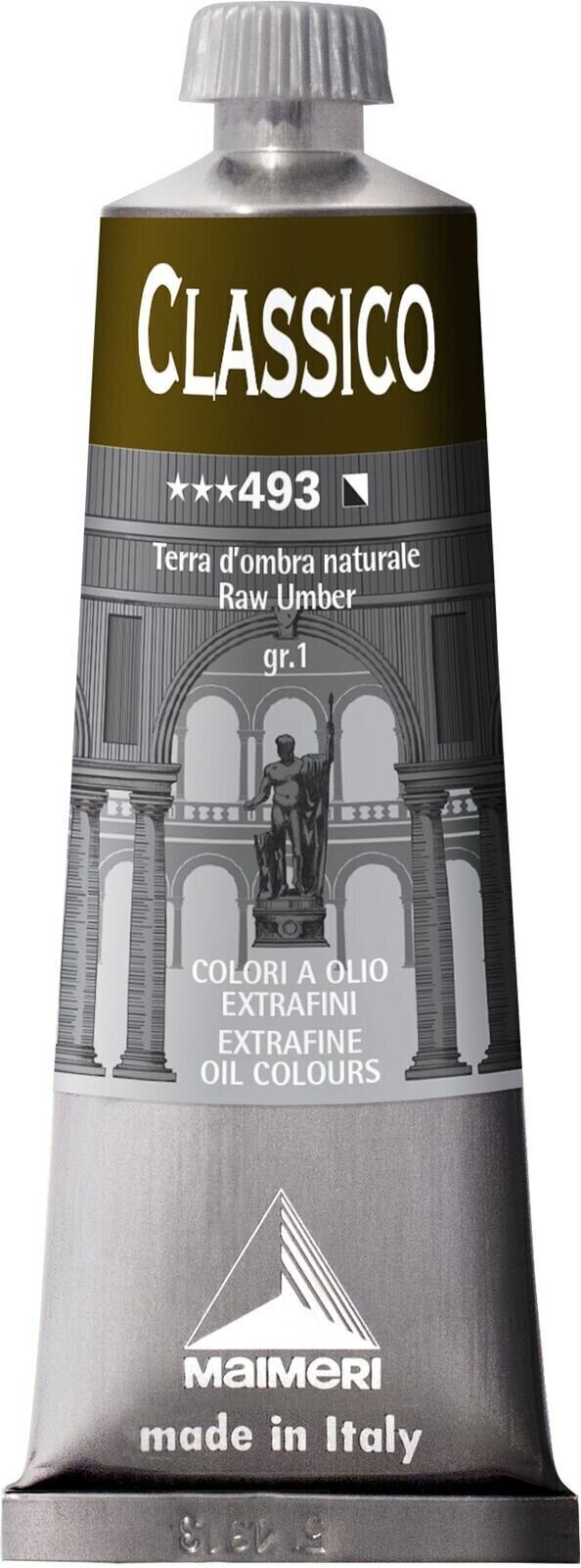 Uljana boja Maimeri Classico Uljana boja Raw Umber 60 ml 1 kom