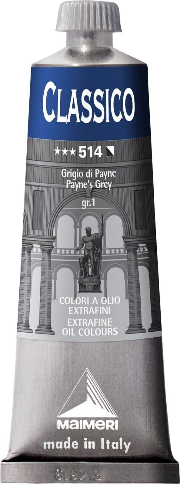 Ölfarbe Maimeri Classico Ölgemälde Paynes Grey 60 ml 1 stk