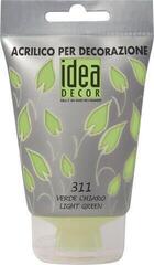 Culoare acrilică Maimeri Idea Decor Vopsea acrilică Light Green 110 ml 1 buc