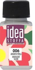 Barva na textil Maimeri Idea Stoffa Barva na látky Iridescent Silver 60 ml 1 ks