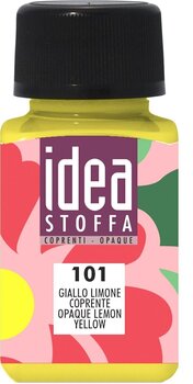 Culaore textilă Maimeri Idea Stoffa Vopsea de material Opaque Lemon Yellow 60 ml 1 buc. - 1