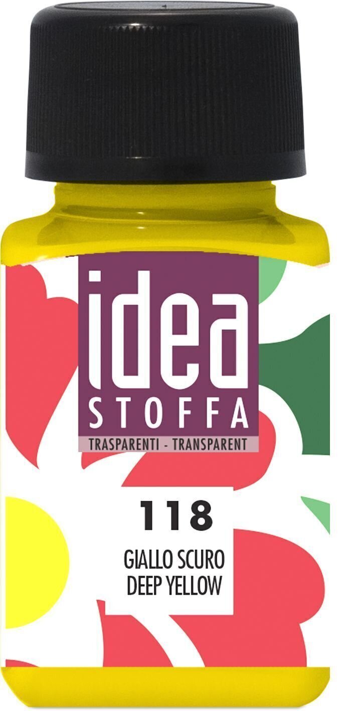 Фарба для текстилю Maimeri Idea Stoffa Фарба для тканини Deep Yellow 60 ml 1 шт.