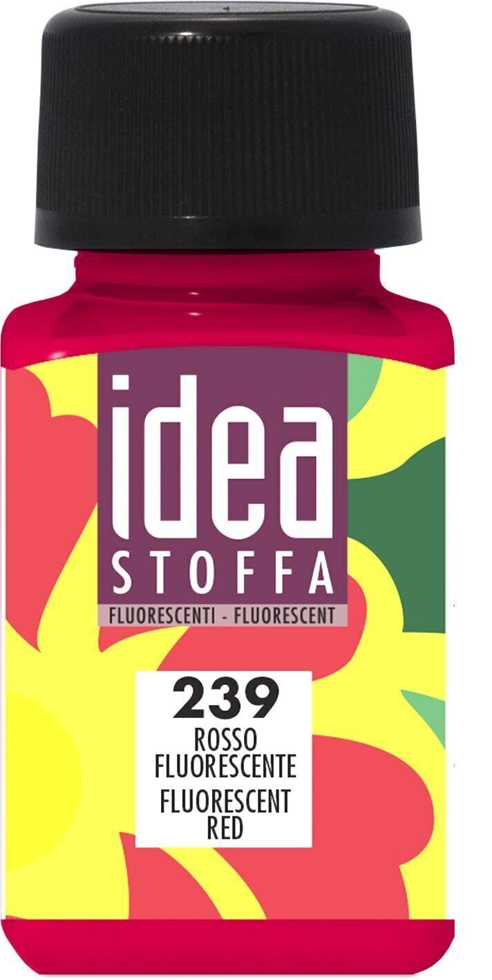 Maimeri Idea Stoffa Barva na látky Fluorescent Red 60 ml 1 ks