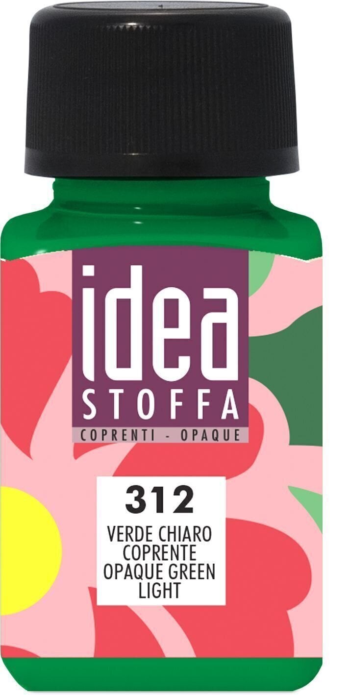 Culaore textilă Maimeri Idea Stoffa Vopsea de material Opaque Green Light 60 ml 1 buc.