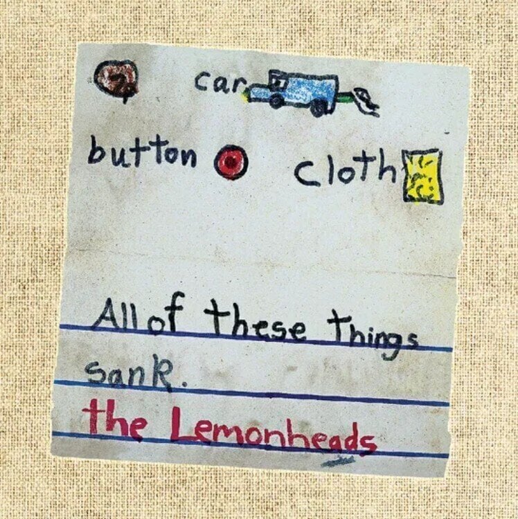 LP The Lemonheads - Car Button Cloth (Deluxe Edition) (Yellow Coloured) (2 LP)