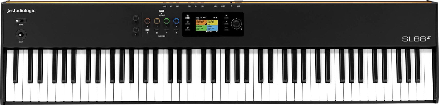 MIDI toetsenbord Studiologic SL88 GT mk2 MIDI toetsenbord Black