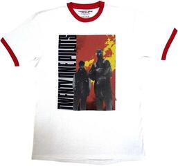 Shirt Twenty One Pilots Side Stand Ringer Unisex T-shirt met korte mouwen/White/Kort