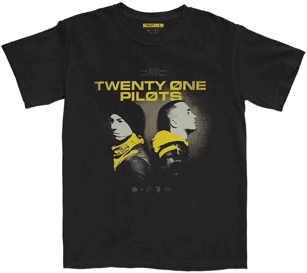 Shirt Twenty One Pilots Shirt Back To Back Unisex Black M