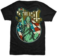 Риза Ghost Statue of Liberty Unisex Тениска с къс ръкав/Black/Къси