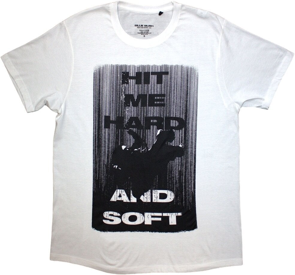 Shirt Billie Eilish Shirt Hit Me Hard And Soft Falling Unisex White L