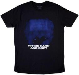 T-shirt Billie Eilish Hit Me Hard And Soft Blue Lines Black XL T-shirt
