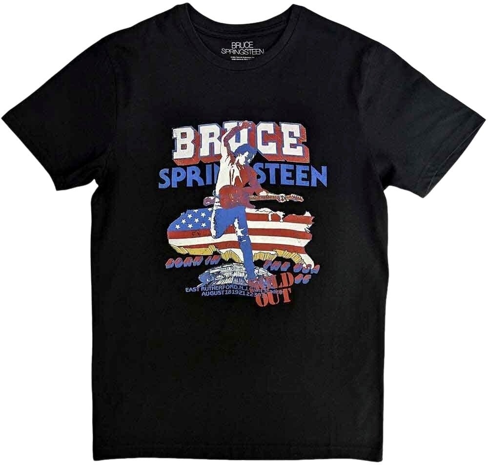 Shirt Bruce Springsteen Shirt Born in The USA '85 Unisex Black XL