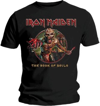 Camiseta de manga corta Iron Maiden Book of Souls Eddie Circle Black 2XL Camiseta de manga corta - 1