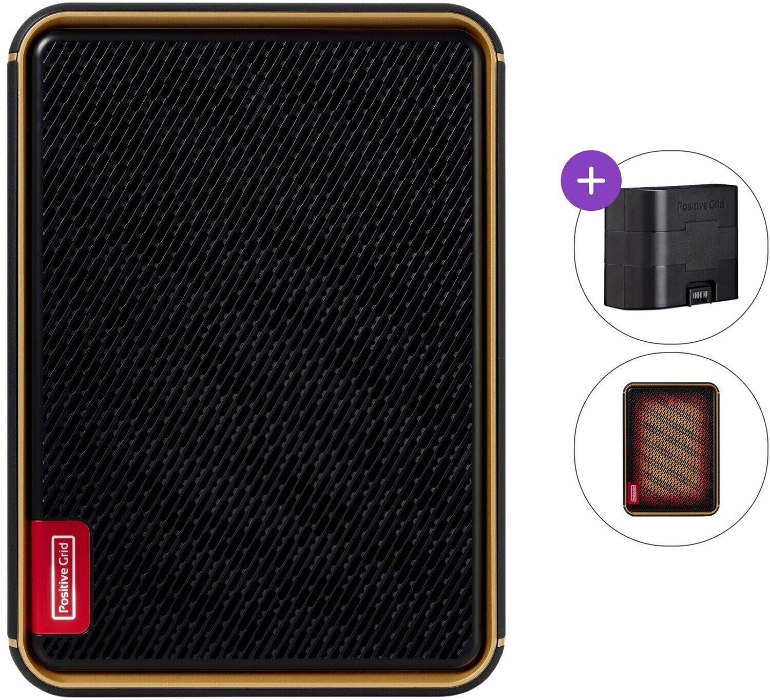 Modelling gitaarcombo Positive Grid Spark Edge Sunburst SET Modelling gitaarcombo