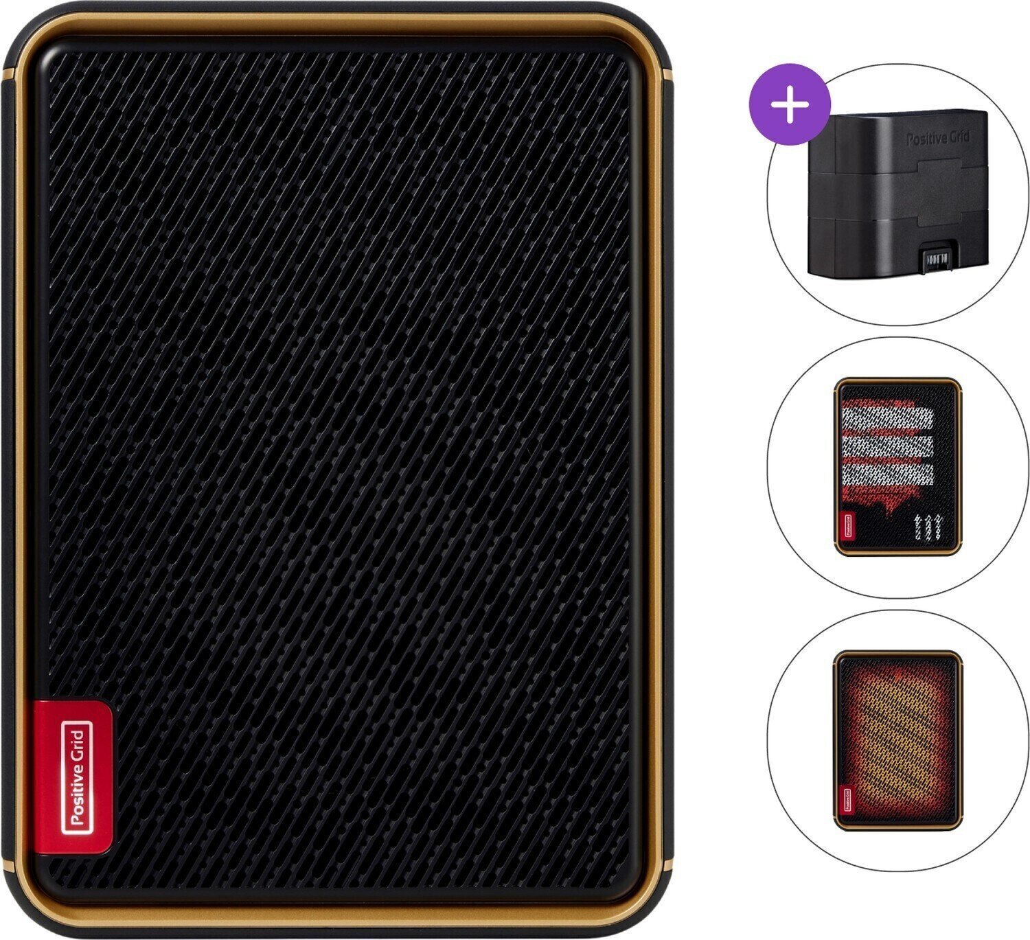 Modelling gitaarcombo Positive Grid Spark Edge Grille SET Modelling gitaarcombo