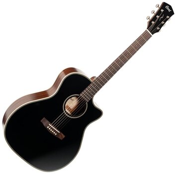 Jumbo elektro-akoestische gitaar Cort ESSENCE-GA4 Black Jumbo elektro-akoestische gitaar - 1
