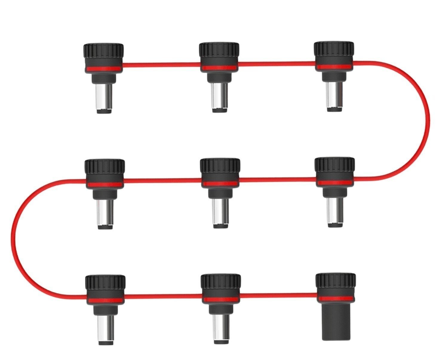 D'Addario XPND Adjustable Daisy Chain  200 cm Napájací kábel