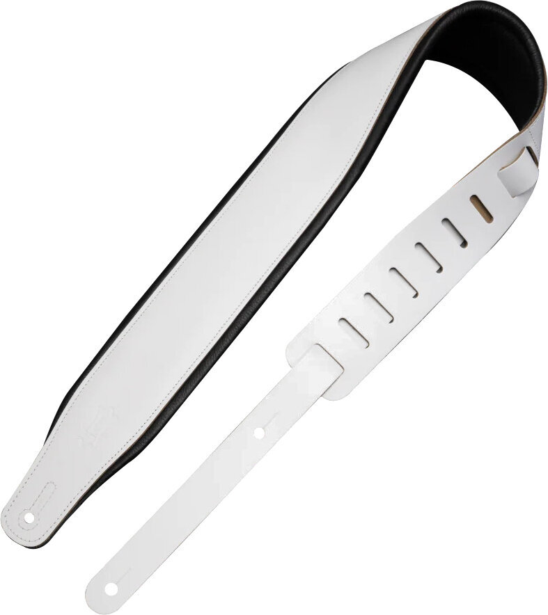 Guitar strap Levy's Amped Panda White and Black Guitar strap