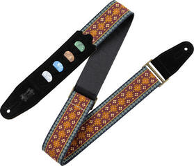 Textile guitar strap Levy's Original Hootenanny Textile guitar strap Aztec