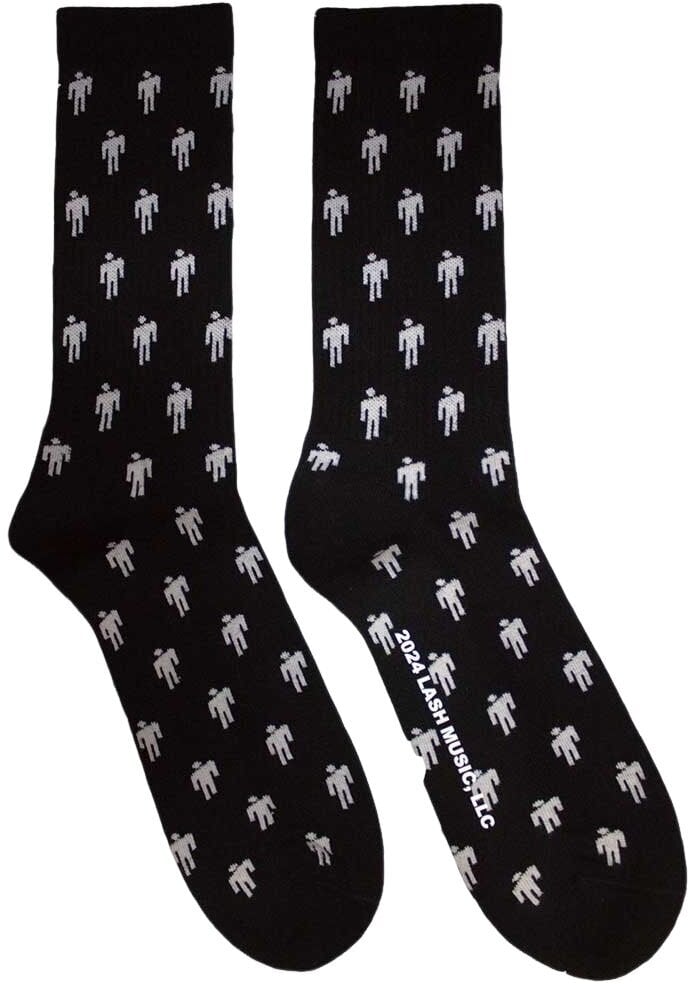 Čarape Billie Eilish Blohsh Pattern Black 40-45 Čarape