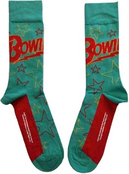 Sokken David Bowie Sokken Stars Outline Green 40-45 - 1