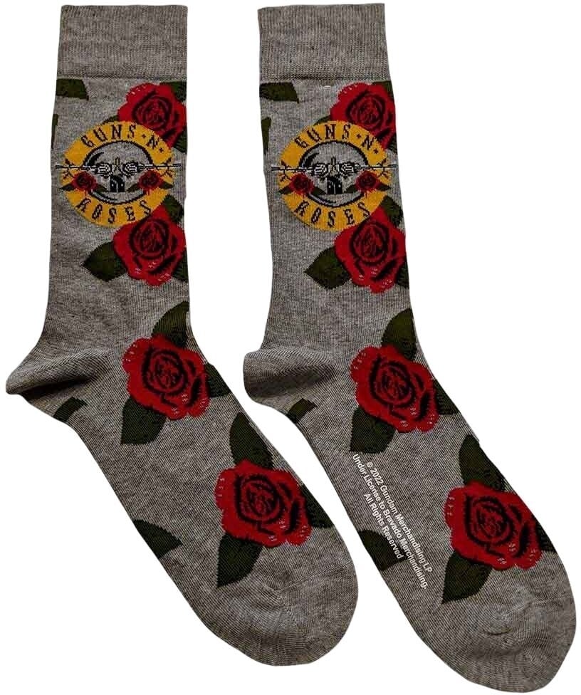 Sokken Guns N' Roses Sokken Bullet Roses Grey 40-45