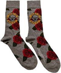 Socks Guns N' Roses Bullet Roses Grey